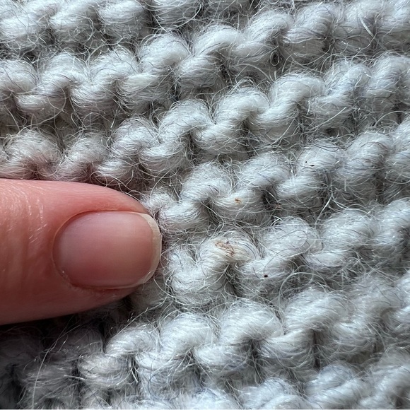 J Jill Chunky Alpaca Blend Cardigan in Dove Gray size Small - Picture 12 of 13